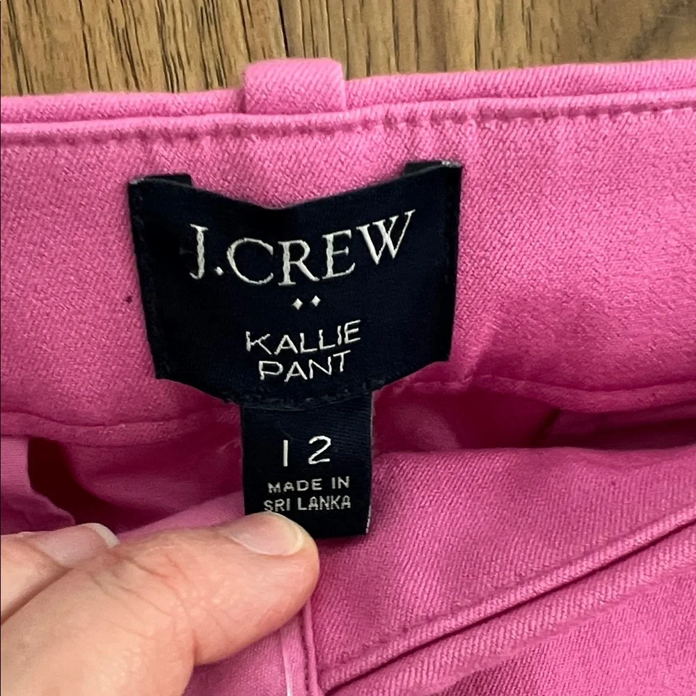 J. Crew Hot Pink Kallie Pant - Picture 2 of 4
